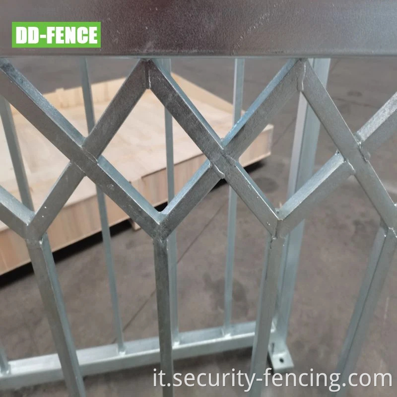 Recinzione pedonale in acciaio zincato in vendita Qatar pedonale guardrail